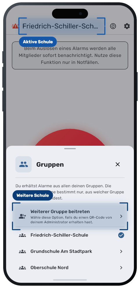 Gruppenauswahl mit Friedrich-Schiller-Schule, Grundschule Am Stadtpark und Oberschule Nord.